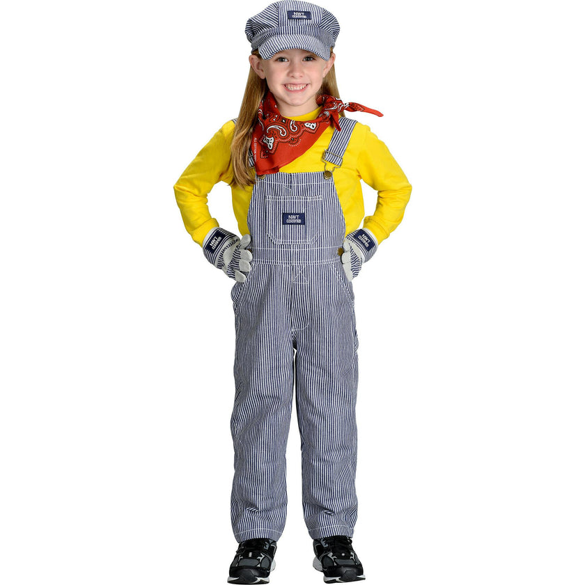 Jr. Train Engineer Suit with Cap, Blue