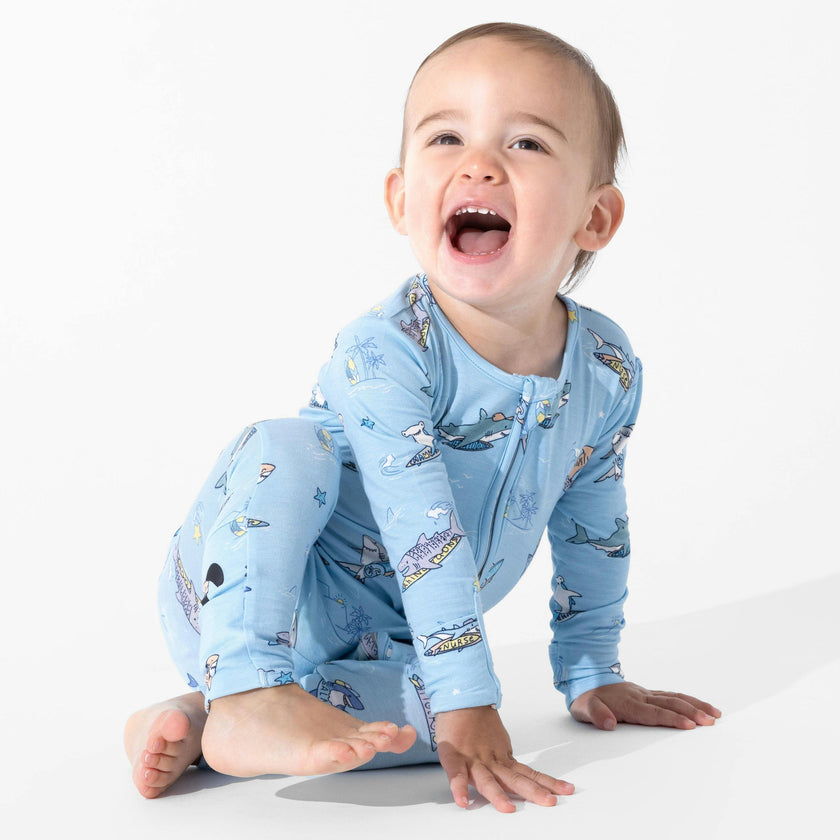 School Bamboo Convertible Footie