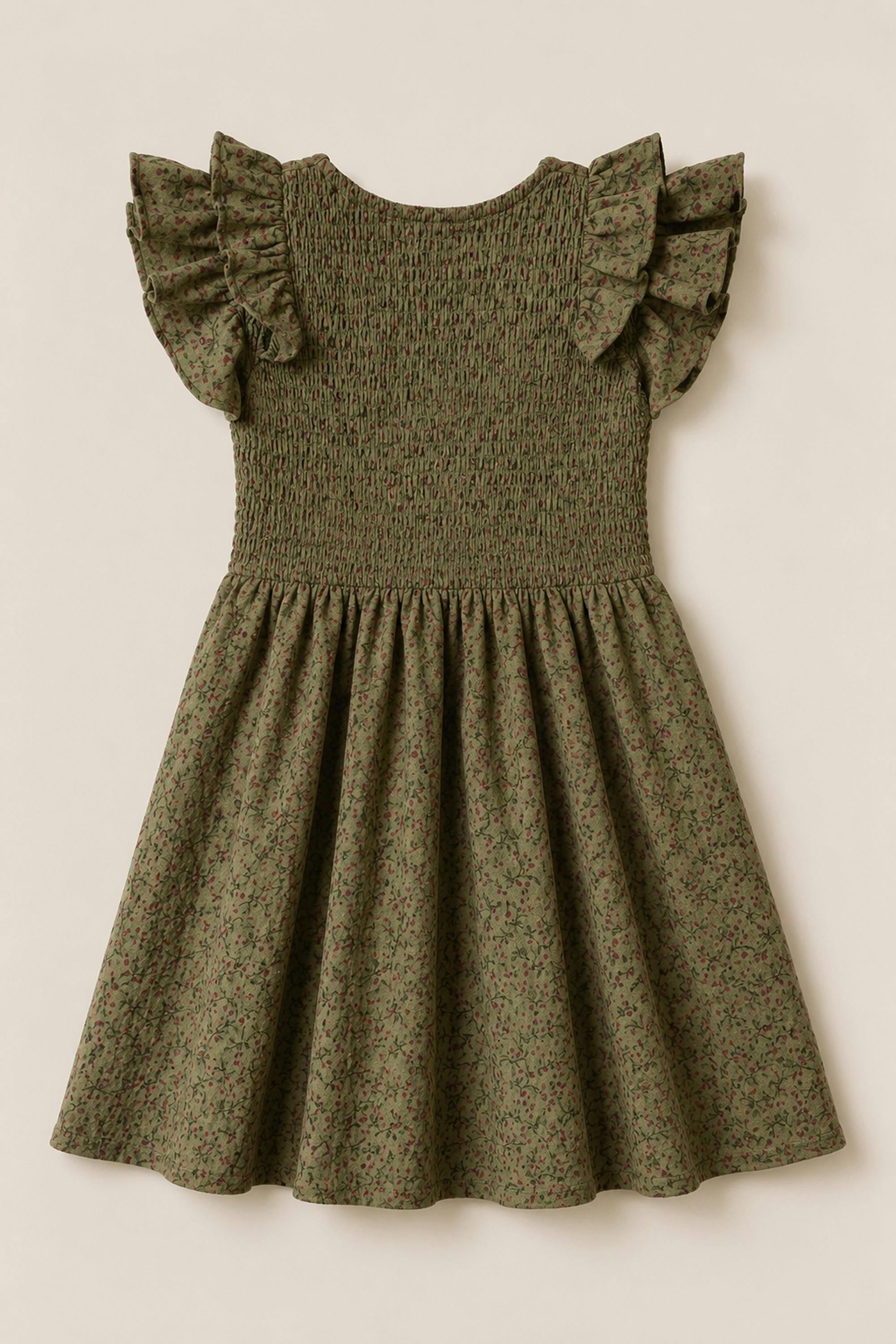 Mini Hattie Dress in Woodland Floral