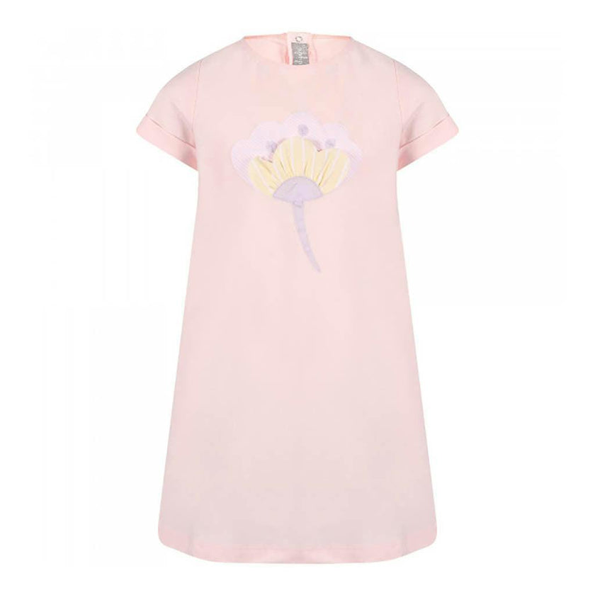 Pink Tulip Graphic Dress