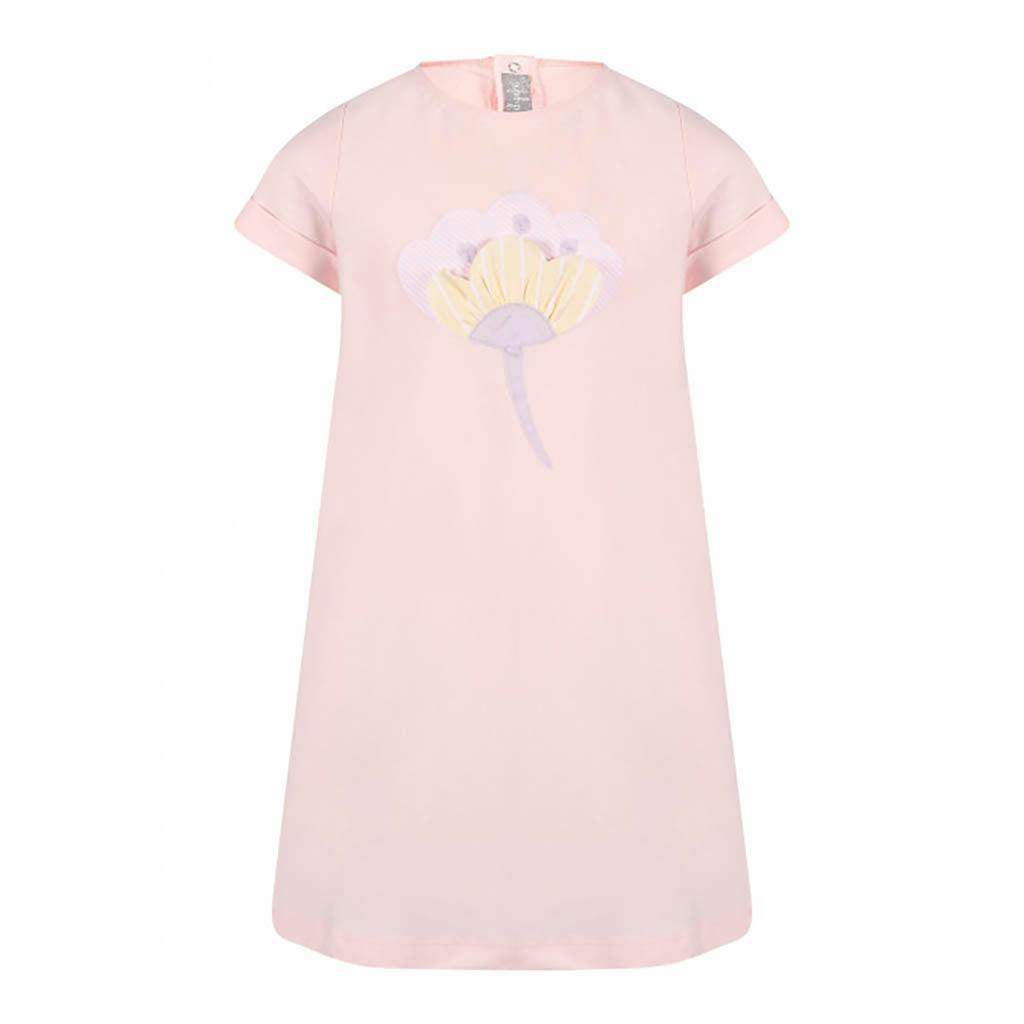 Pink Tulip Graphic Dress