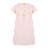 Pink Tulip Graphic Dress