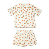 Organic Raglan Shirt & Shorts Set