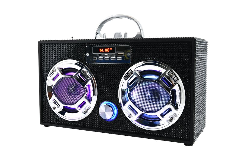 Black Bling Bluetooth Speaker & FM Radio