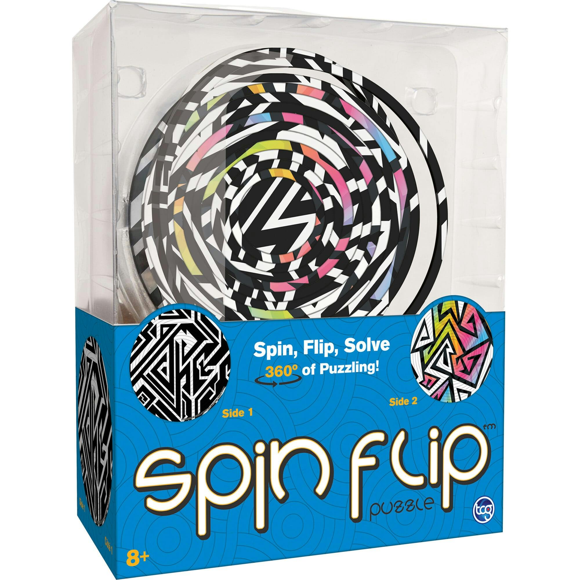 Spin Flip Puzzle: Abstract Fun