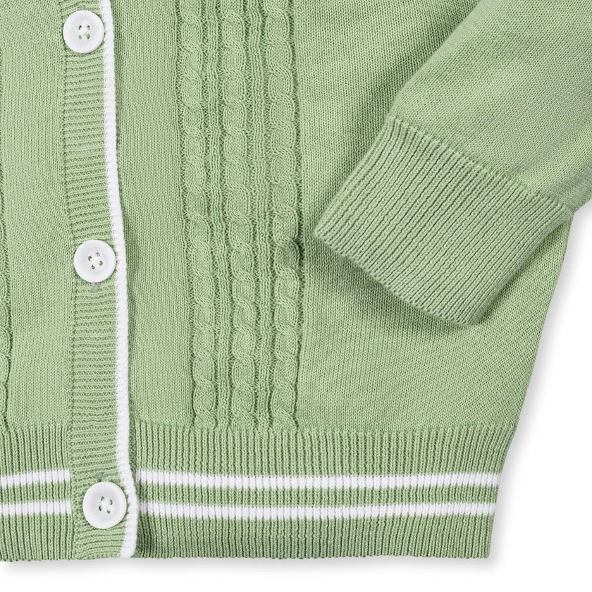 Organic Cable Cardigan