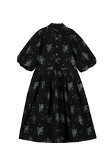 Lilly Pleated Dress Black & White