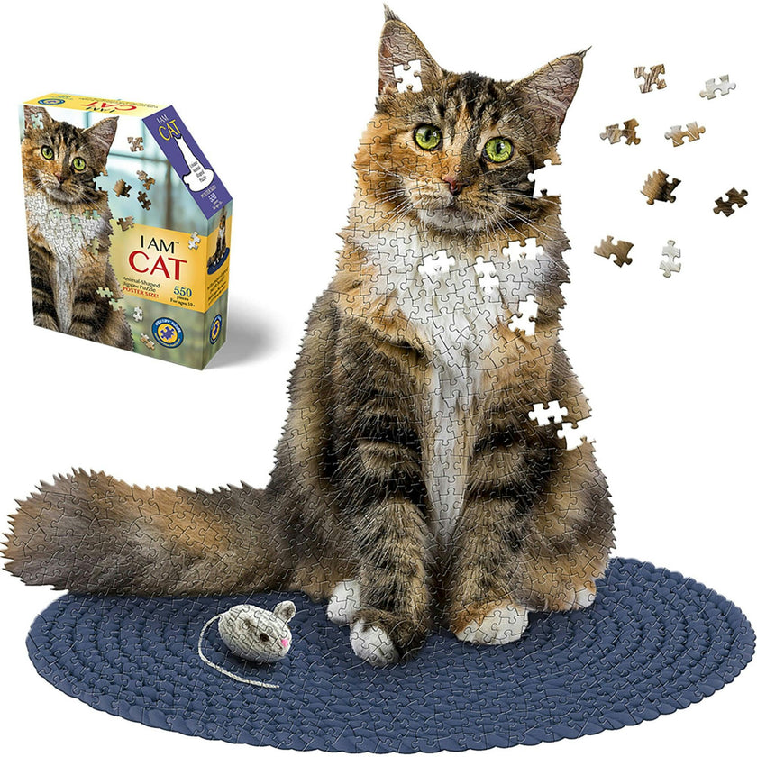Madd Capp: I Am - 550 Piece Puzzle - Feline Shaped Animal Jigsaw