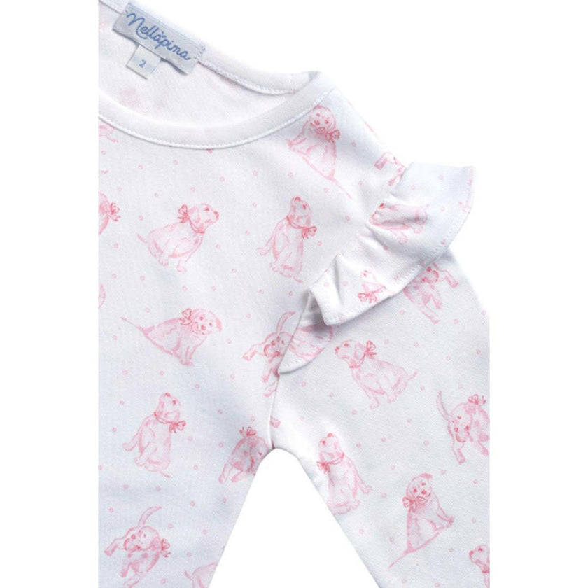Pink Puppy Love Print Playtime Dress