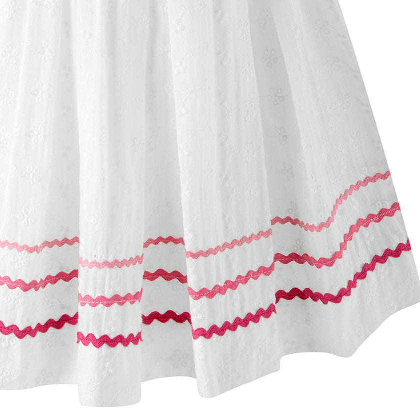 Eyelet Ric Rac Dress