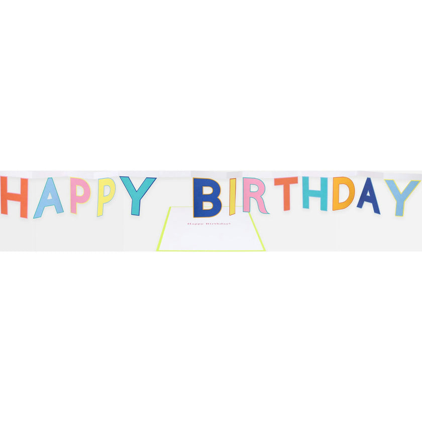 Happy Birthday Banner Birthday Card