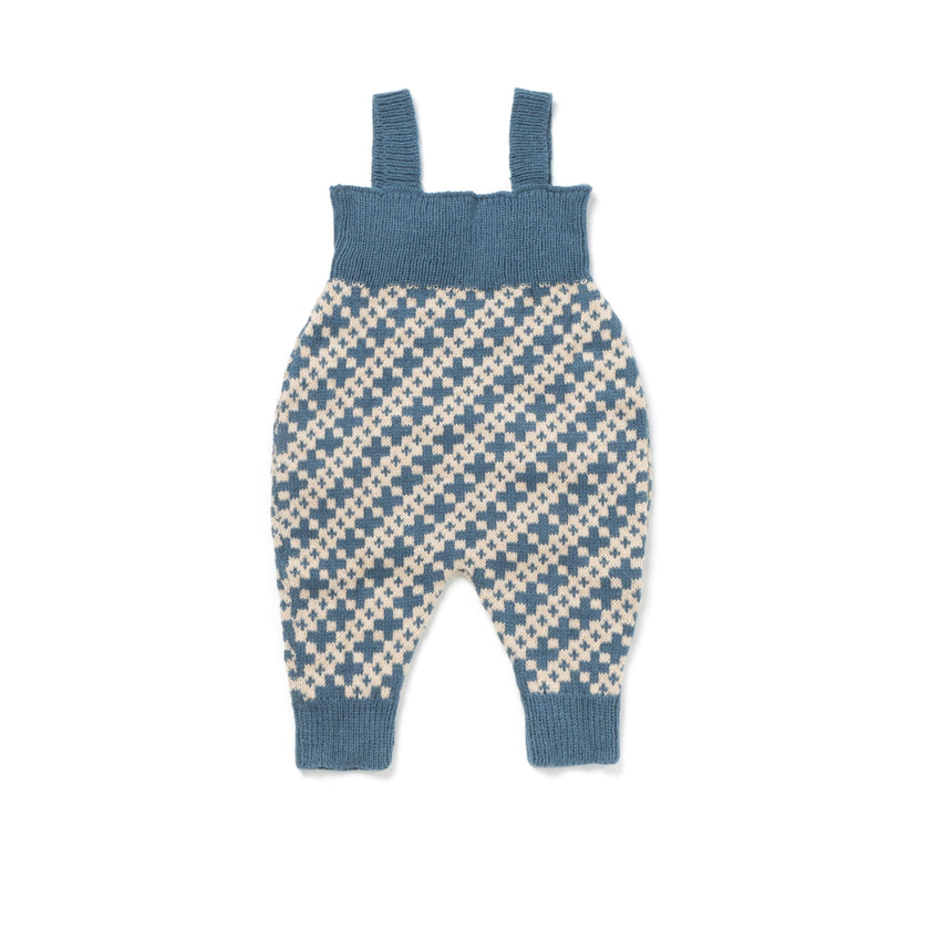 Acorn Ribbed Bib Buttoned Strap Jumper