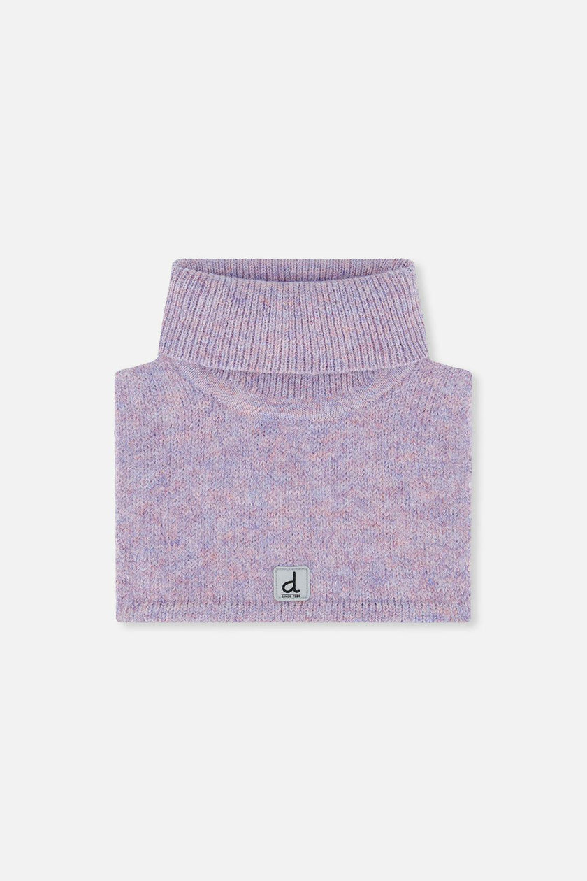 Knit Turtle Neckwarmer Lavender