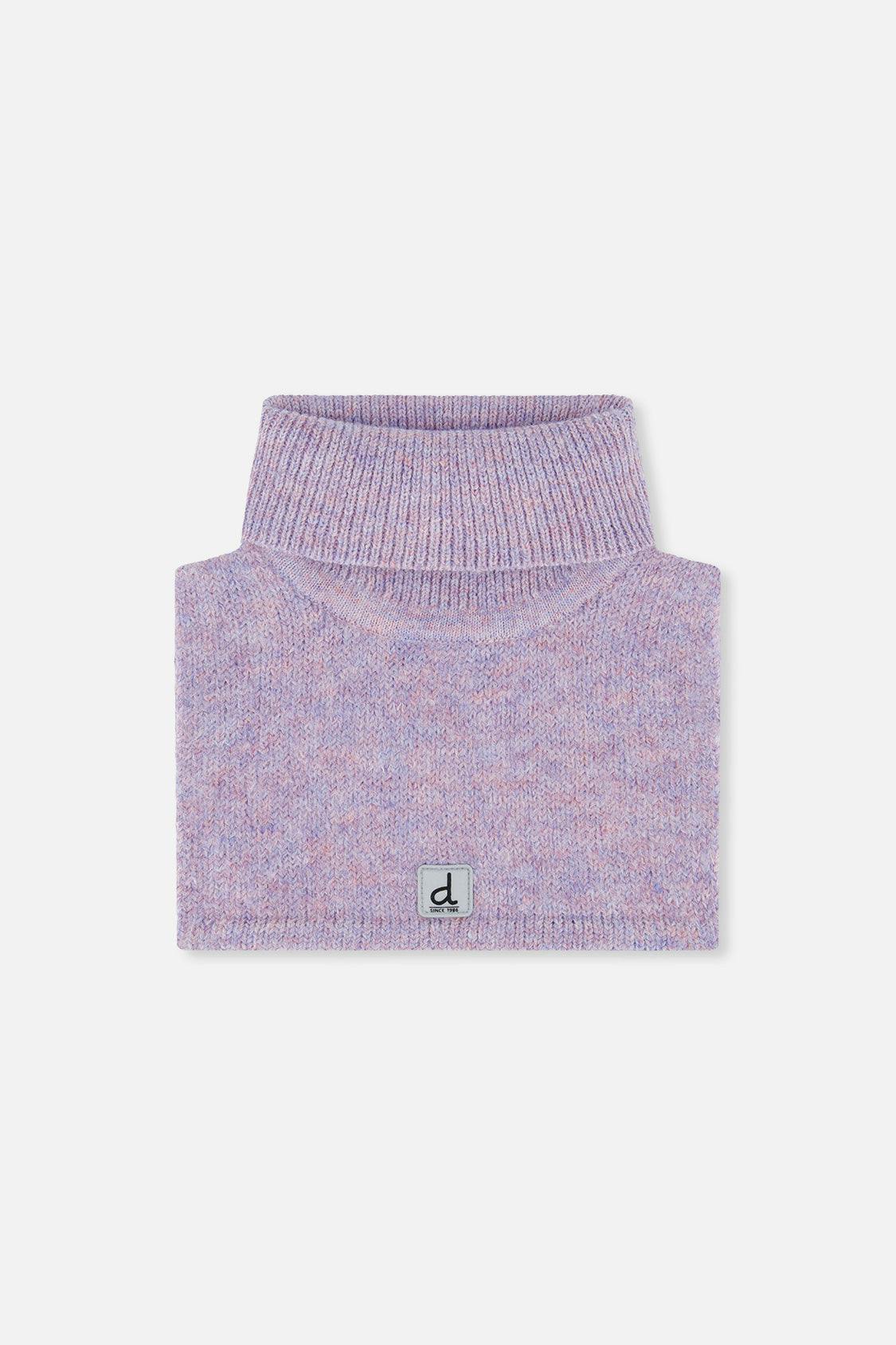 Knit Turtle Neckwarmer Lavender