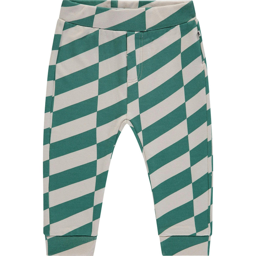 Asymmetrical Print Sweatpants