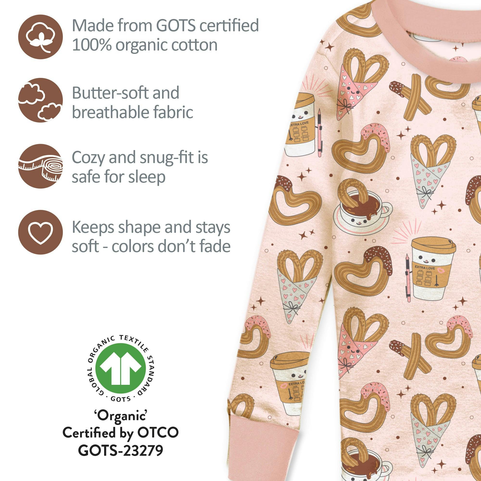 ZEN 2-Piece Toddler Girls Pajamas
