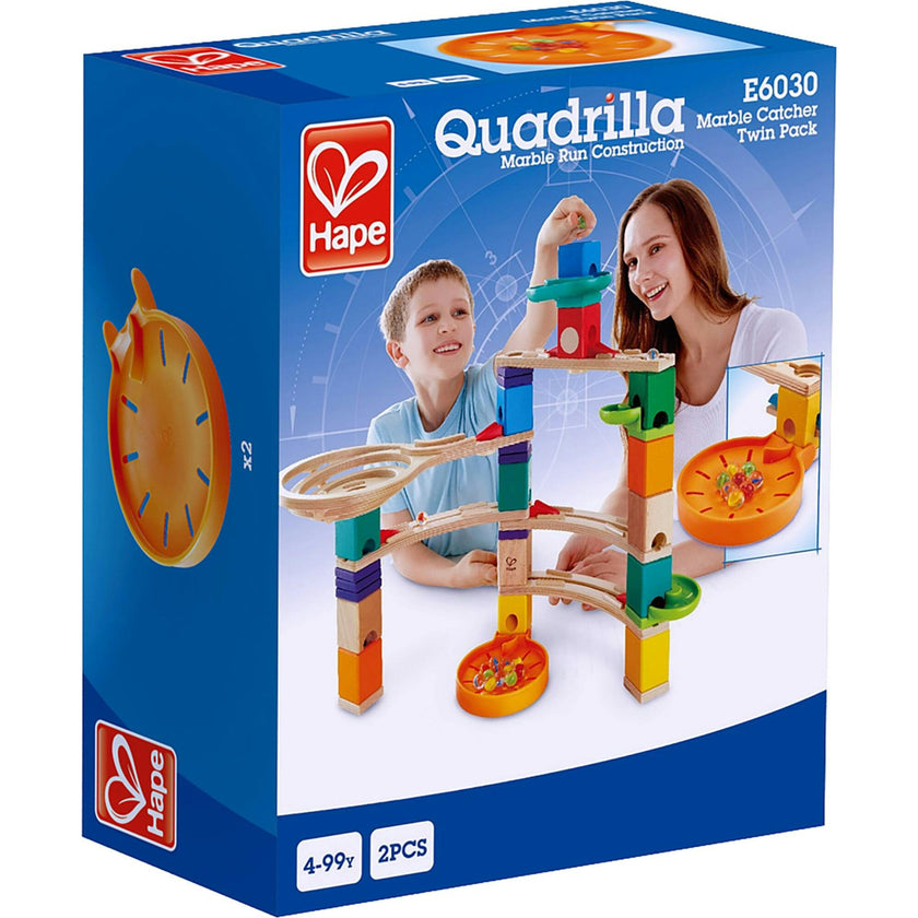 Hape: Quadrilla: Marble Catcher Twin Pack - 2 Marble Catchers