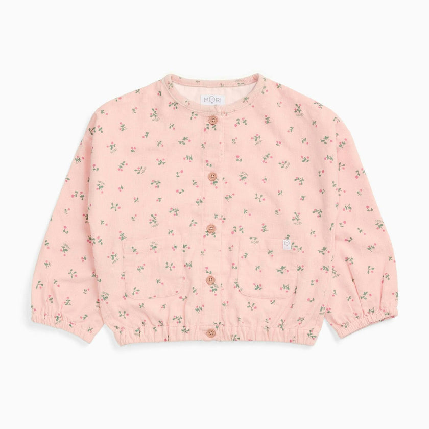 Floral Soft Corduroy Jacket