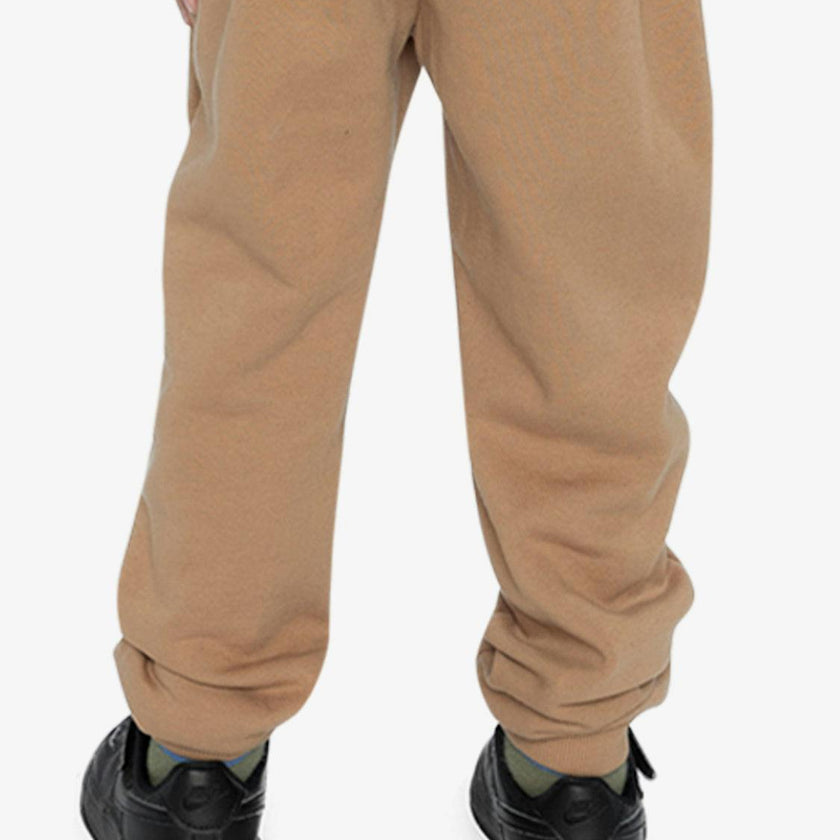 Fleece Sweatpants with Pockets Brown Tannin