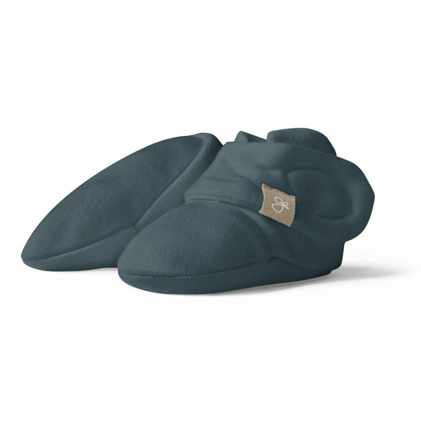PREEMIE STAY ON BOOTS | MIDNIGHT — Bamboo Organic Cotton Blend, NICU Approved Preemie Size