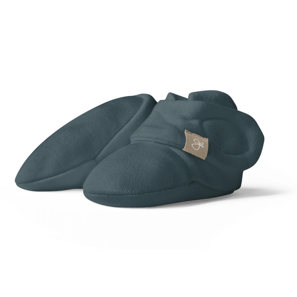STAY ON BOOTS | MIDNIGHT — Bamboo Organic Cotton Blend, 0–12M