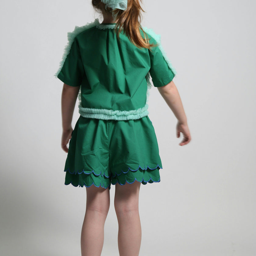TOULA TIERED RUFFLE BLOUSE