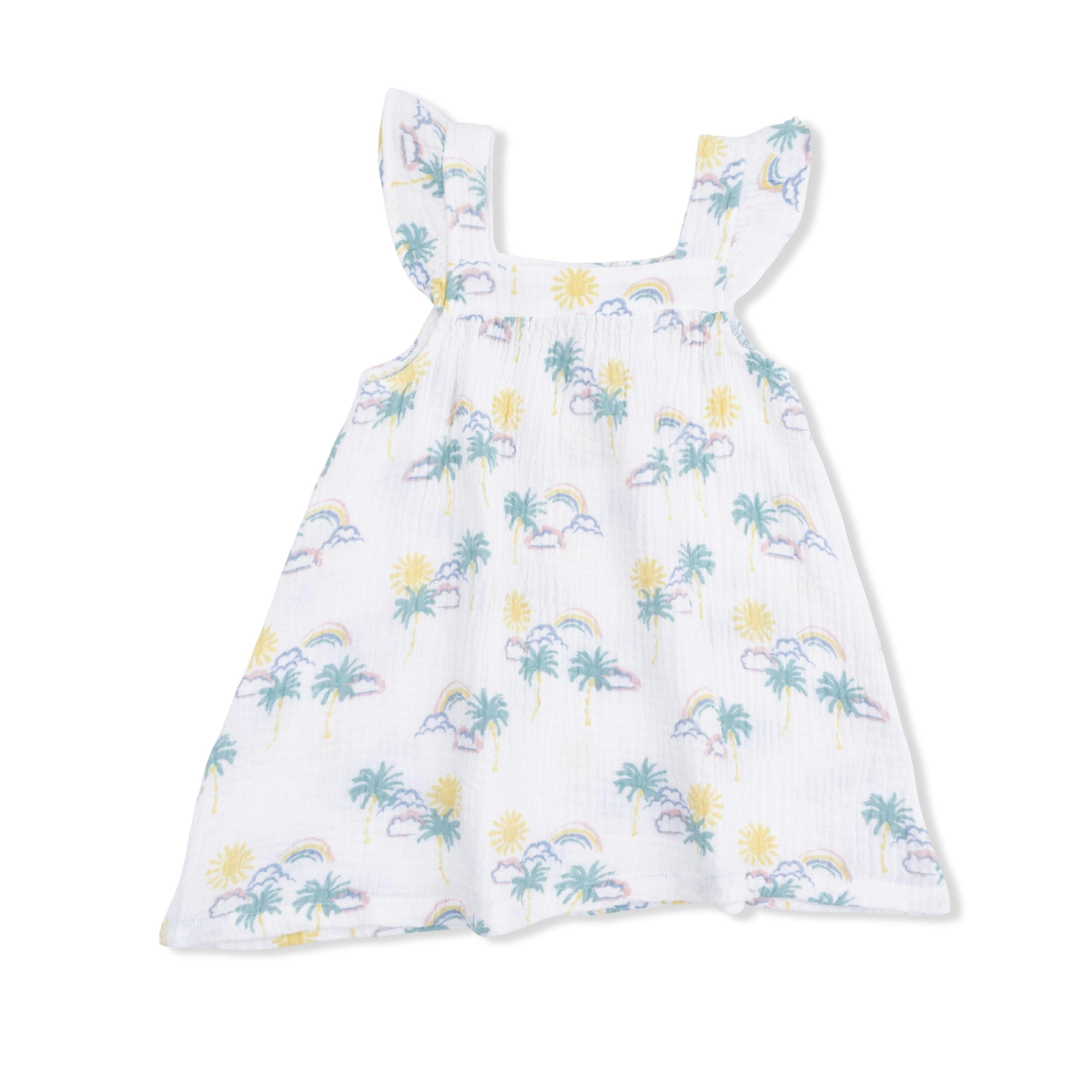 Palm Trees and Rainbows - Sundress and Bloomer