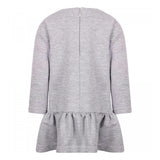 Gray Flower Jersey Dress