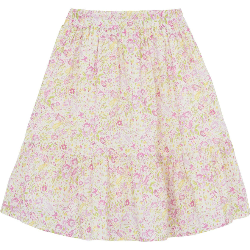 BONTON Neon Fleur Denon Midi Skirt