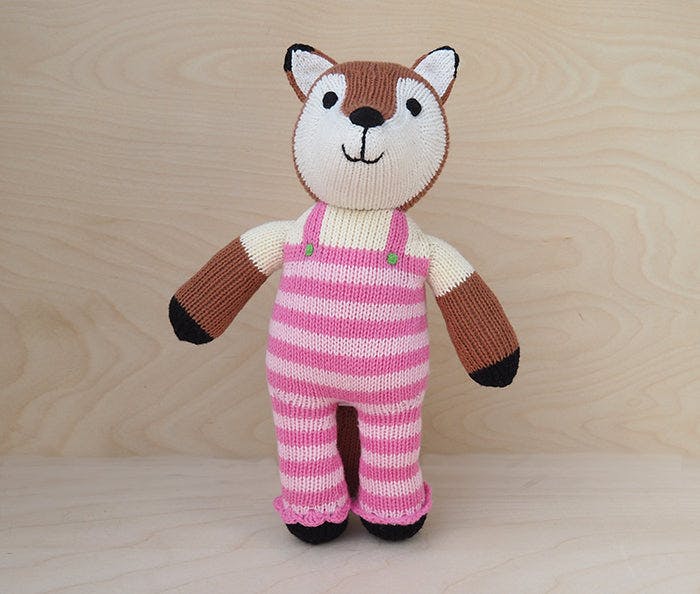 Plush in Dungarees