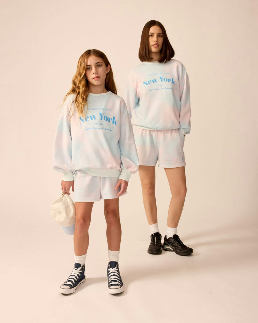 Adult Organic Weekend Sweatshirt in Pink Cloud