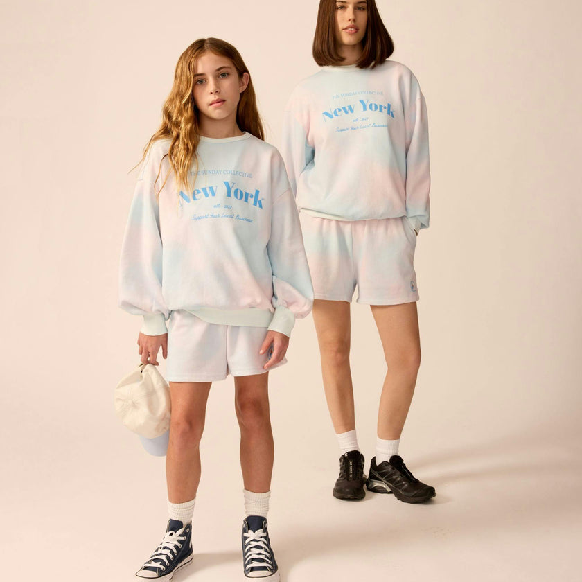 Adult Organic Weekend Shorts in Pink Cloud
