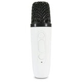 Rock Star Karaoke-Guitar Speaker & Microphone Combo - White