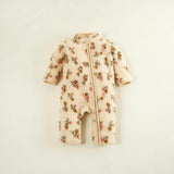 Amber Sherpa Zippered Romper