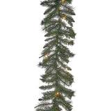 9-Foot Pre-Lit Designer Classic Green Garland