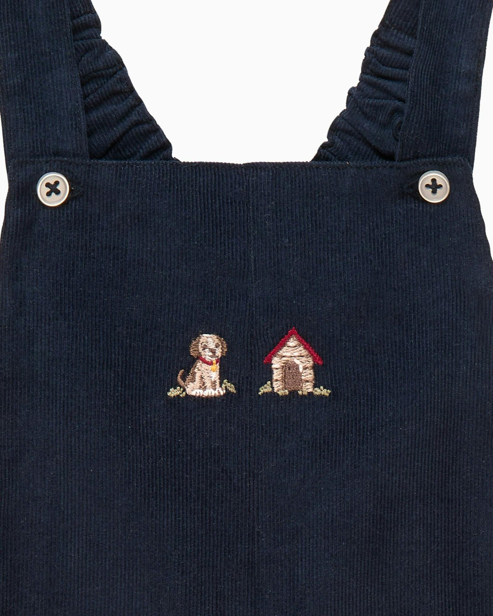 Baby Alfie Bib Shorts in Puppy