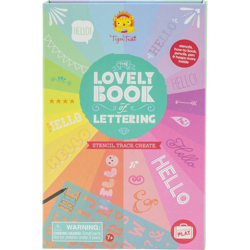 Tribe: The Lovely Book of Lettering - Stencil-Trace-Create
