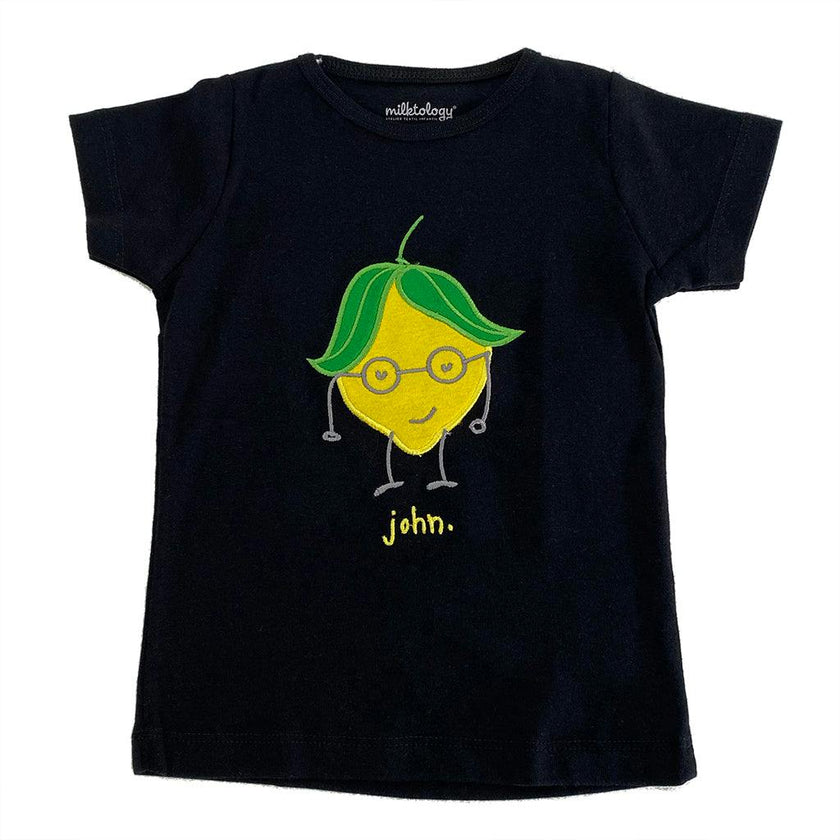Black John Lemon T-Shirt