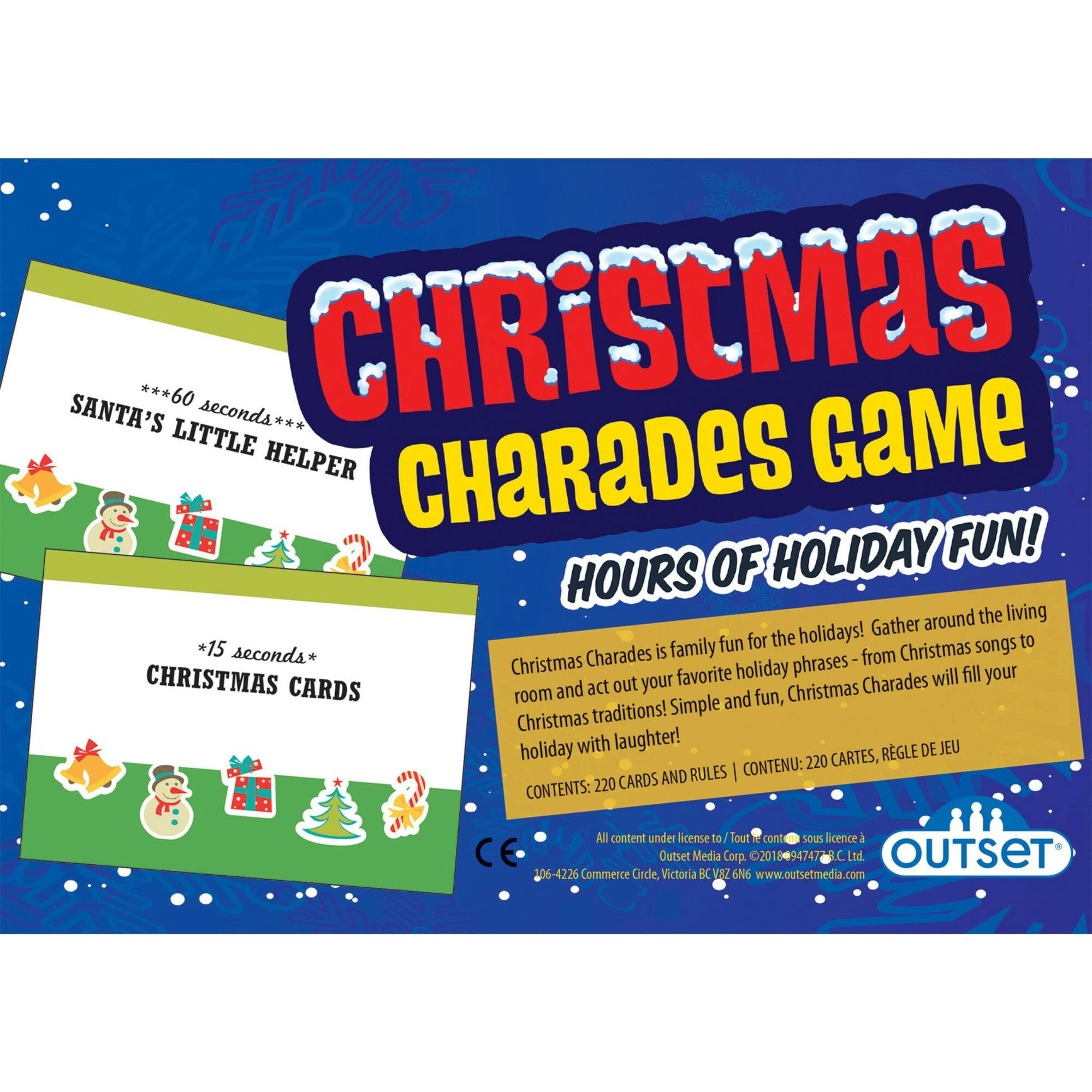 Christmas Charades Game - Outset Media