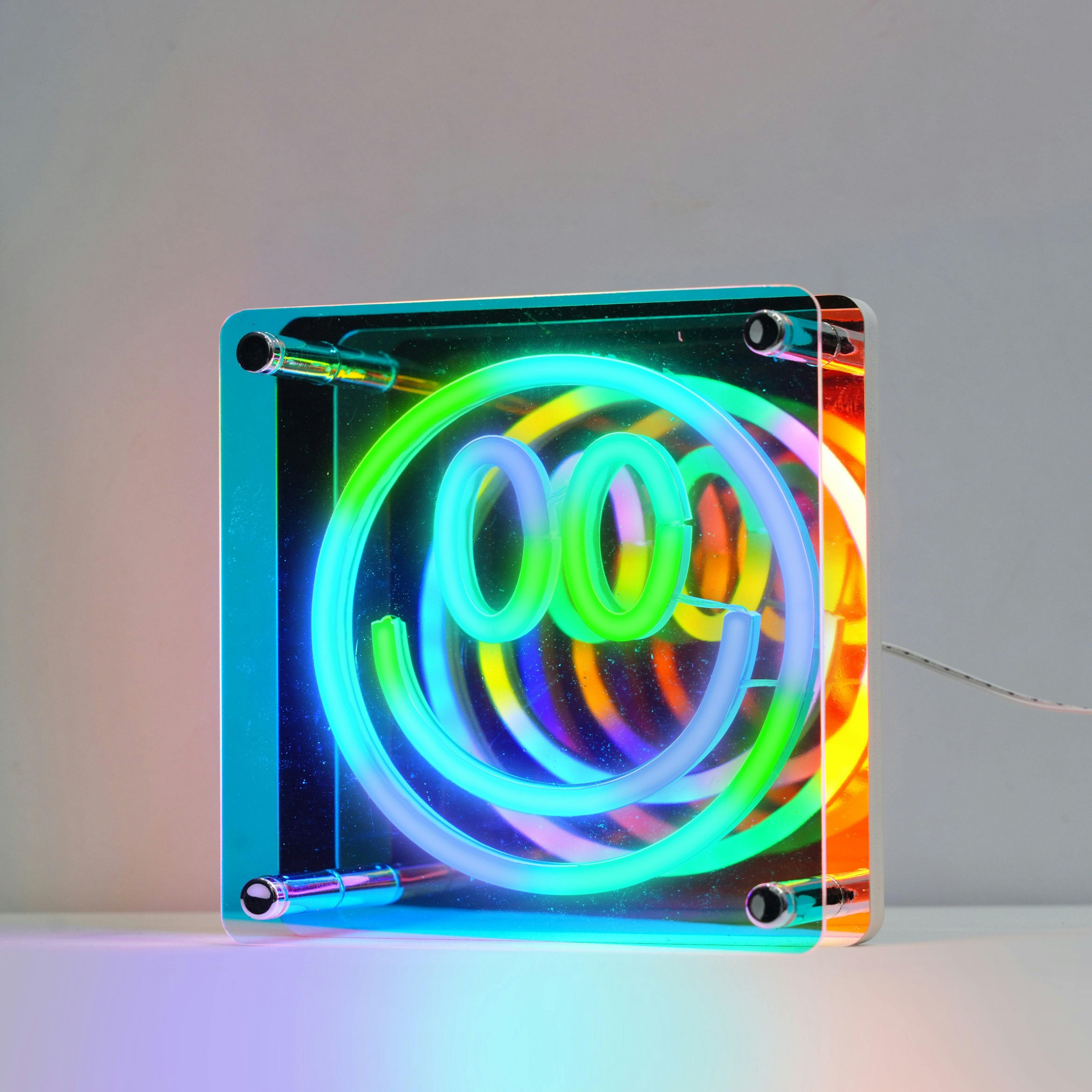 Neon Smile 3D Light Effect