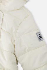 Baby Cloud One Piece Snowsuit Adapted For Car Seats Off White