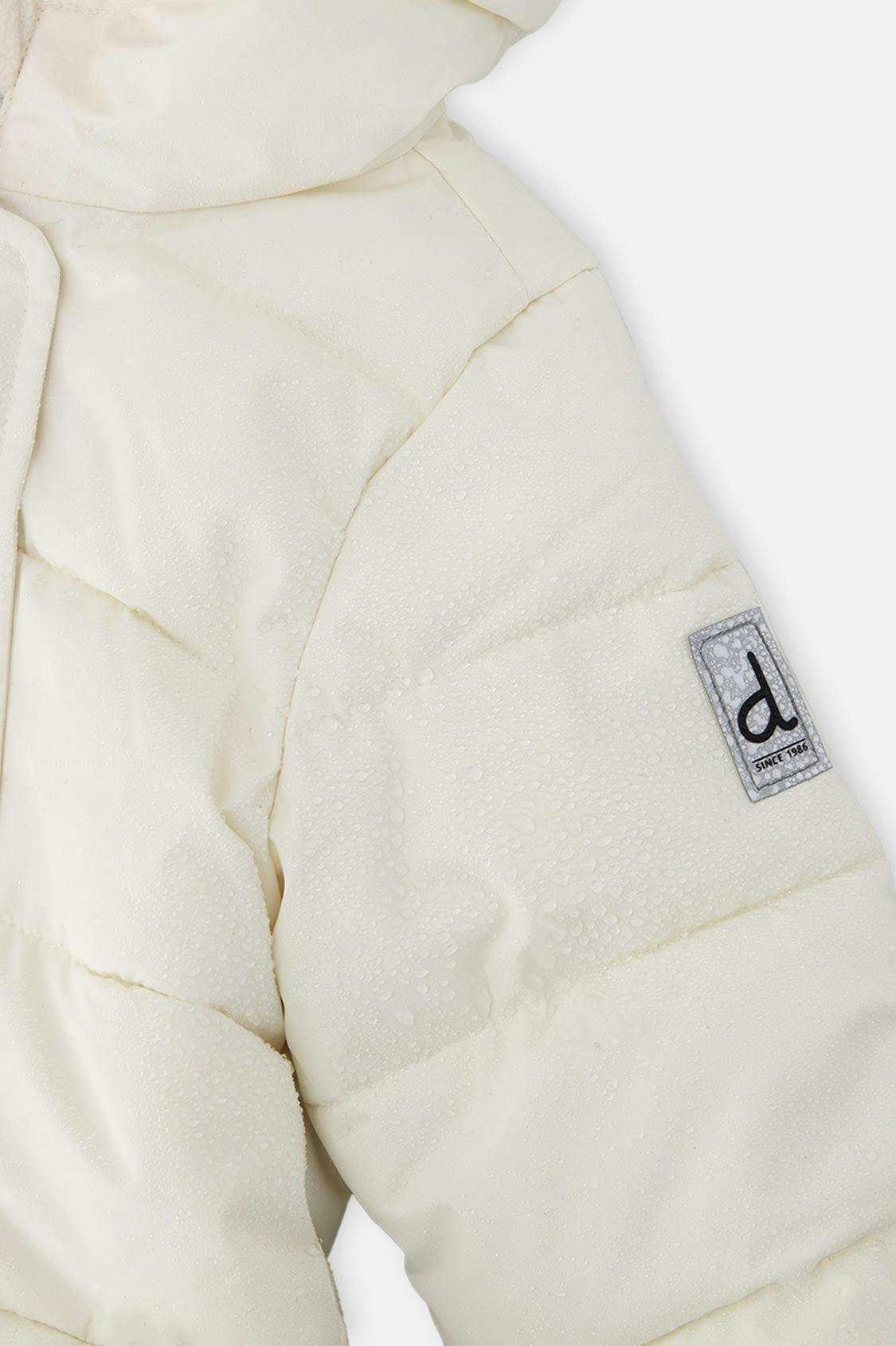 Baby Cloud One Piece Snowsuit Adapted For Car Seats Off White