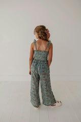 Tank Smocked Jumpsuit Evelyn Vine Floral
