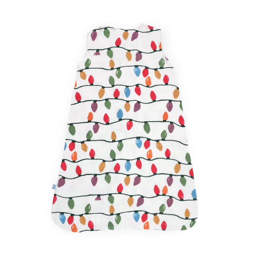 Cotton Muslin Sleep Bag - Christmas Bulbs