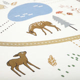 Flat Woven Graphic Print Rectangular Play Rug