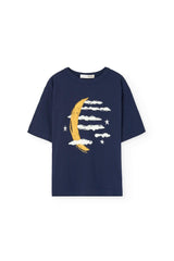 Navy Collie T-shirt