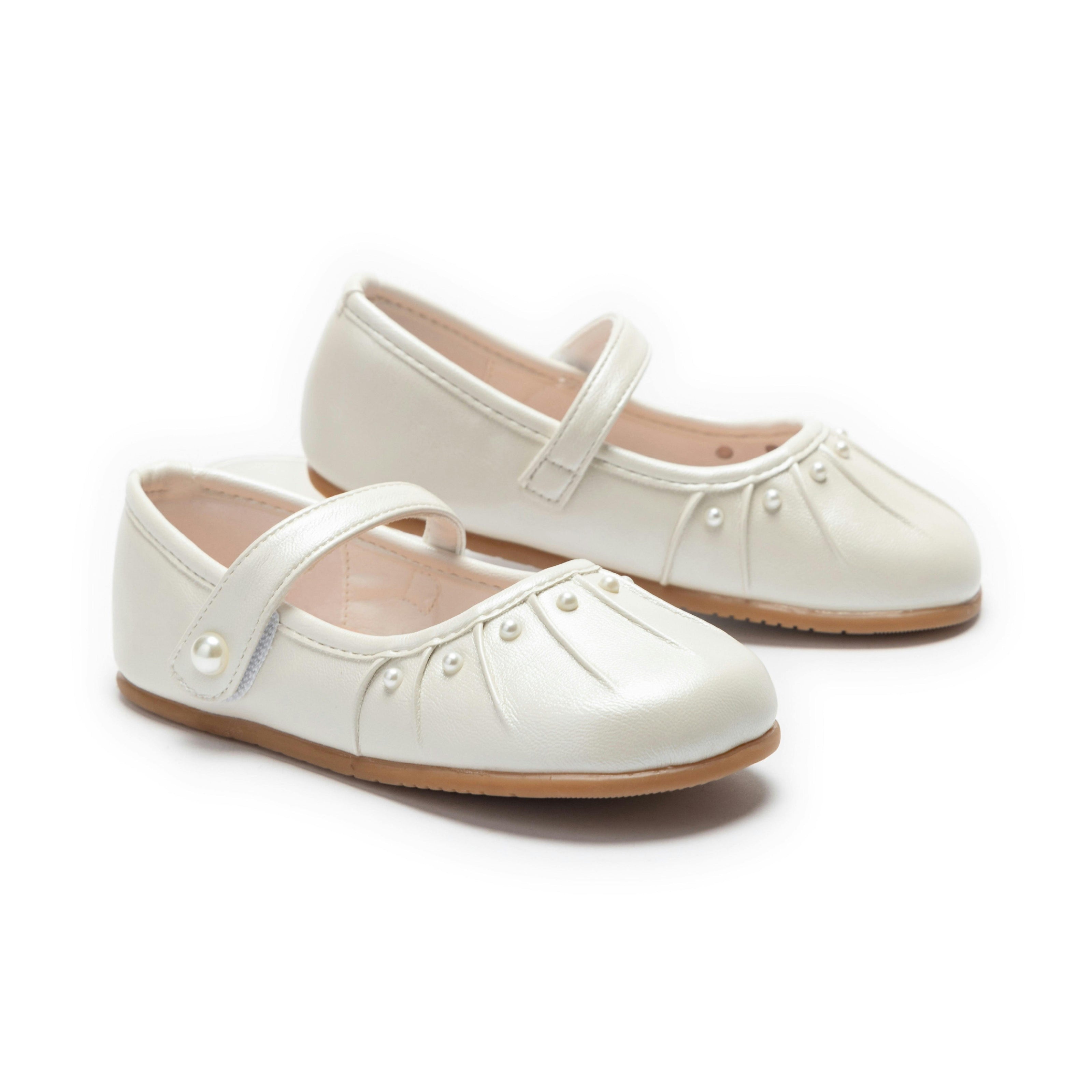 White Thalia Pearl Shoes