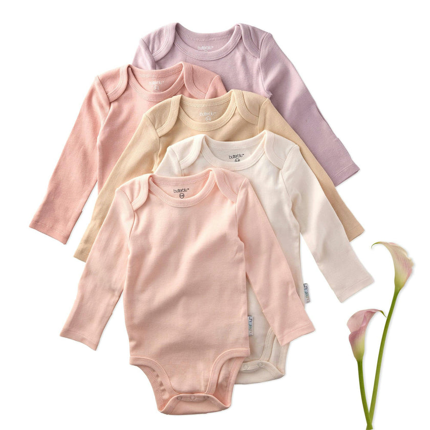 BLAKE 5-Pack Long Sleeve Bodysuits