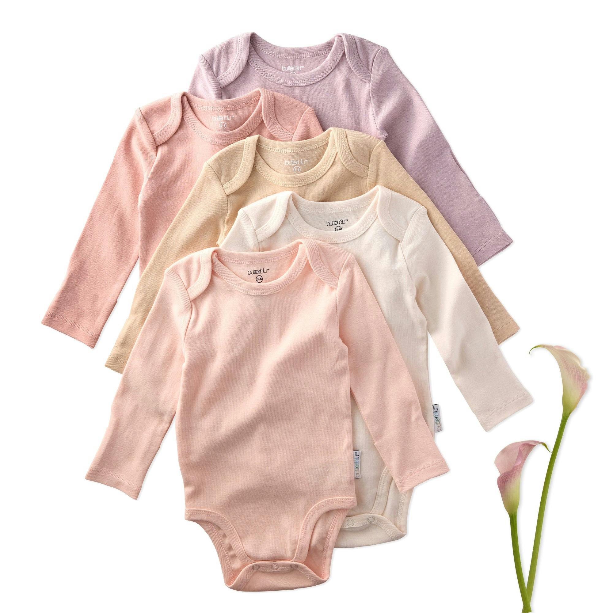 BLAKE 5-Pack Long Sleeve Bodysuits