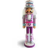 Cupcake Nutcracker with Candy Cane, 12 Inch